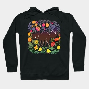 Fox Forest Animal Design Hoodie